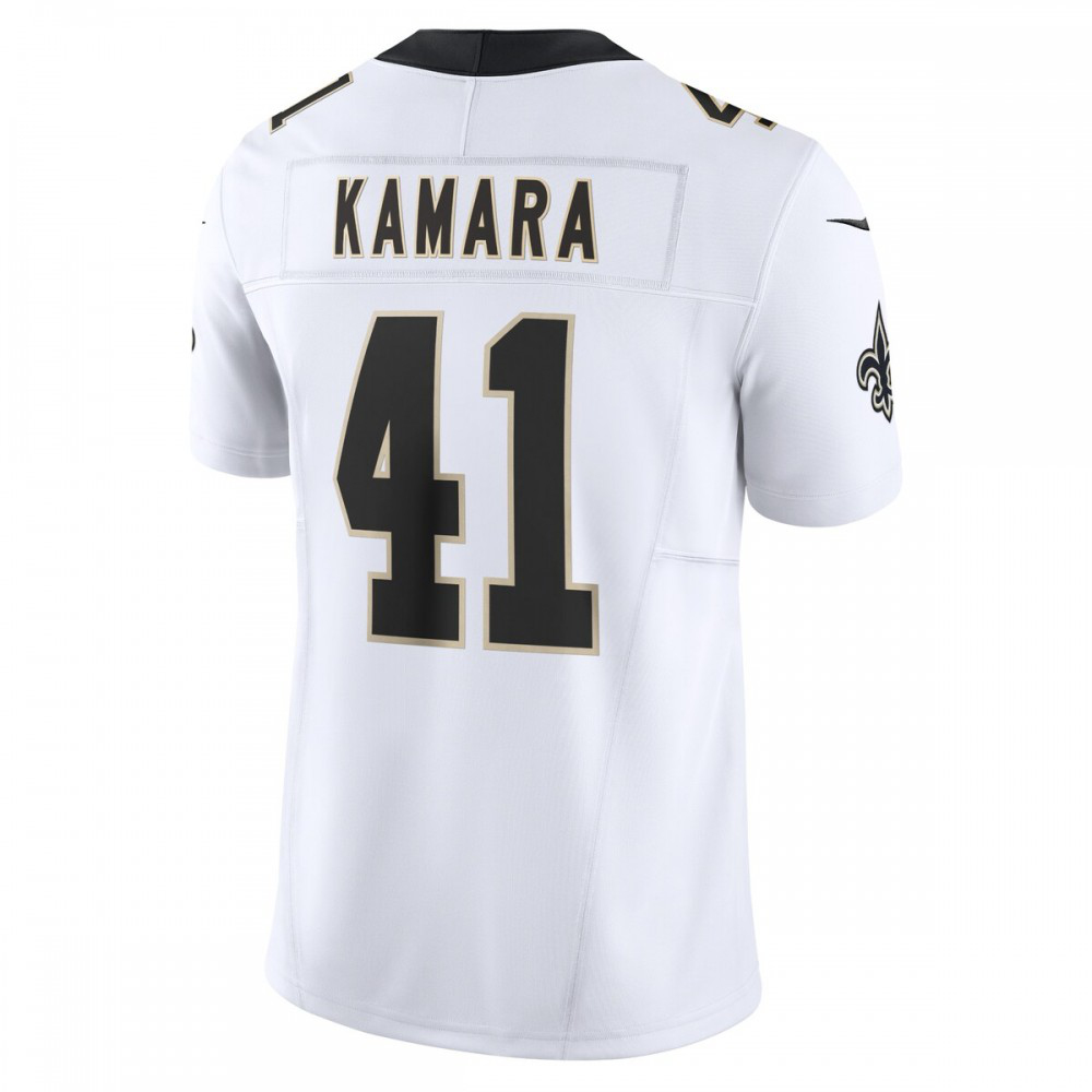 Alvin Kamara New Orleans Saints Nike Vapor F.U.S.E. Limited Jersey - White-GridironStore